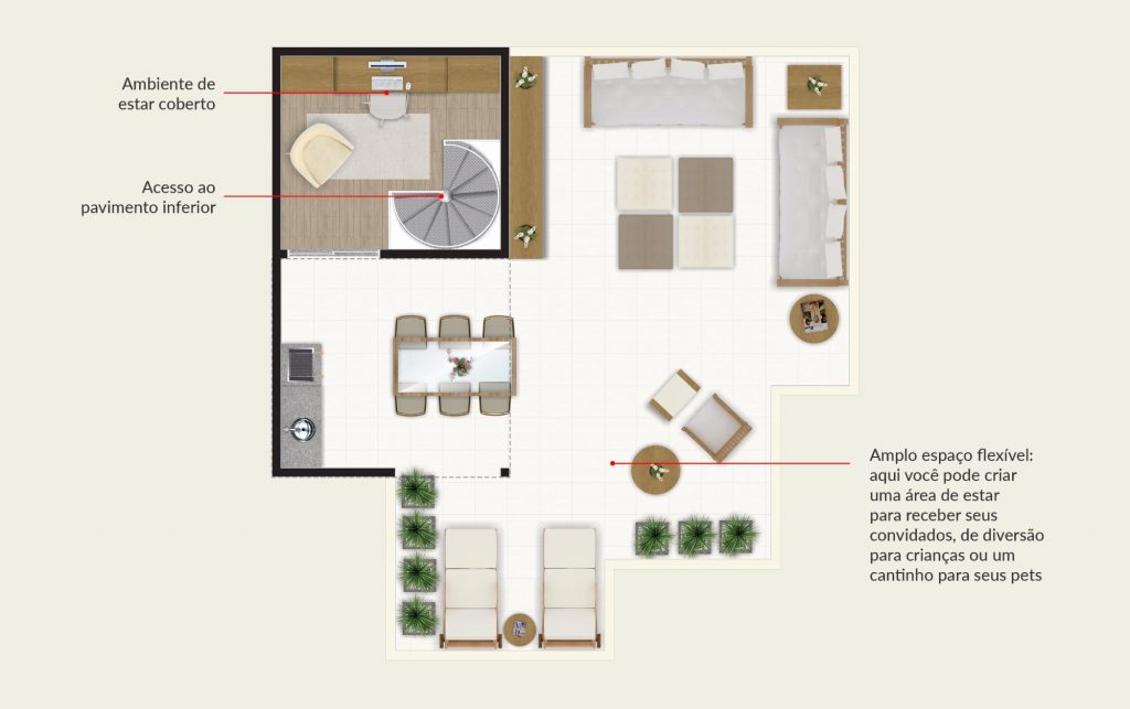 3 dorms (1-suite)140-m² (opcao duplex superior) com deposito galeria