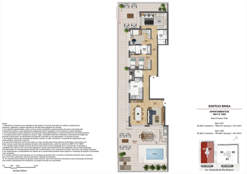 Penthouse Brisa - 201,45m²